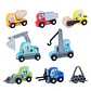Set autos de transportes de construcción - Miniatura 1
