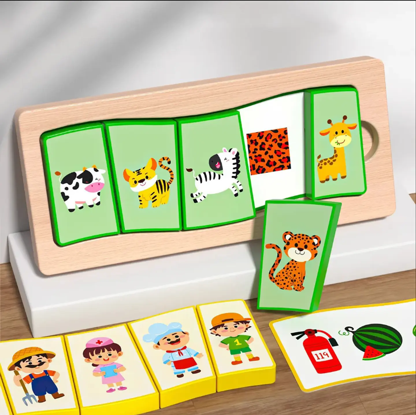 juego de asociación de madera 1