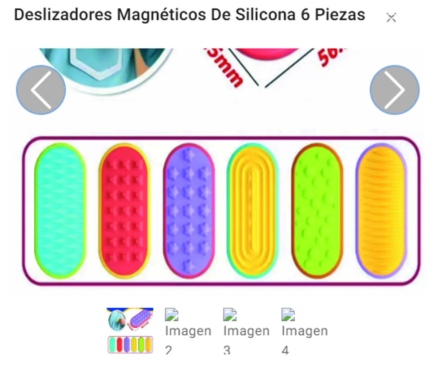 Juguete Deslizante Magnético De Silicona 3