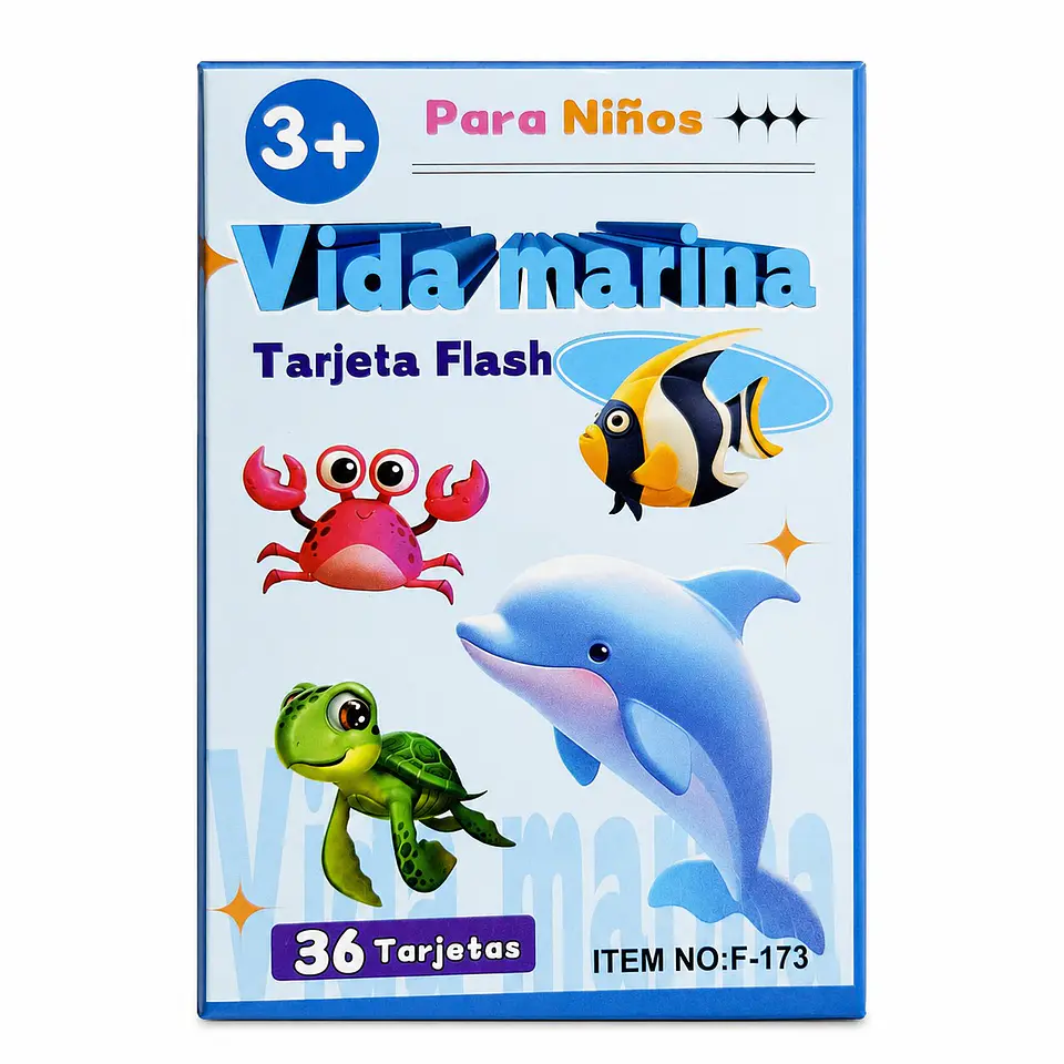 Tarjetas flash educativas en español 3