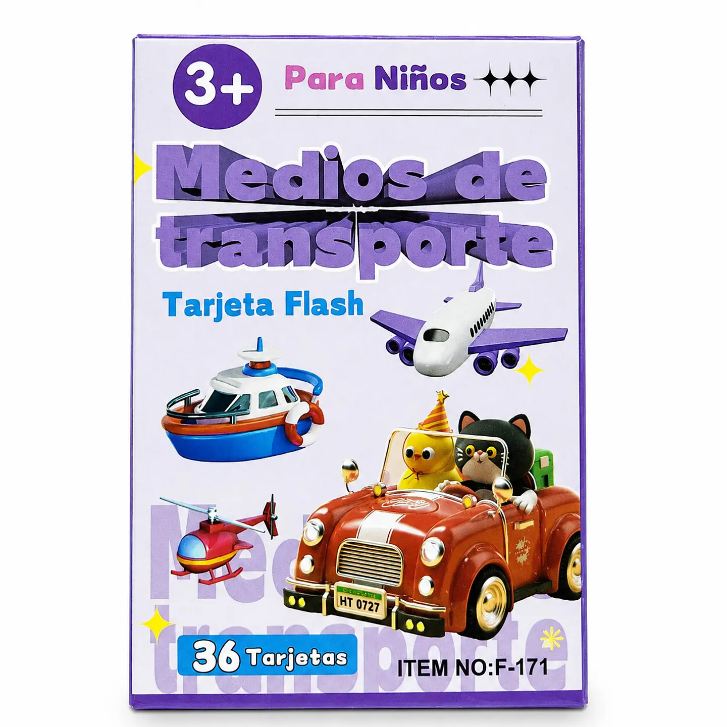 Tarjetas flash educativas en español 9