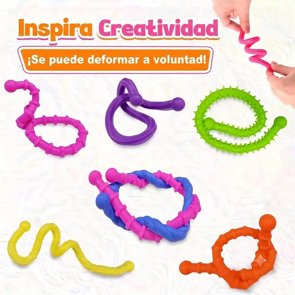 Cuerda Elástica sensorial 6 pcs 5