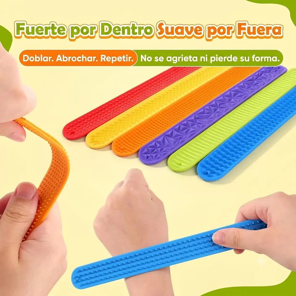 Pulcera texturas 6 pcs 2