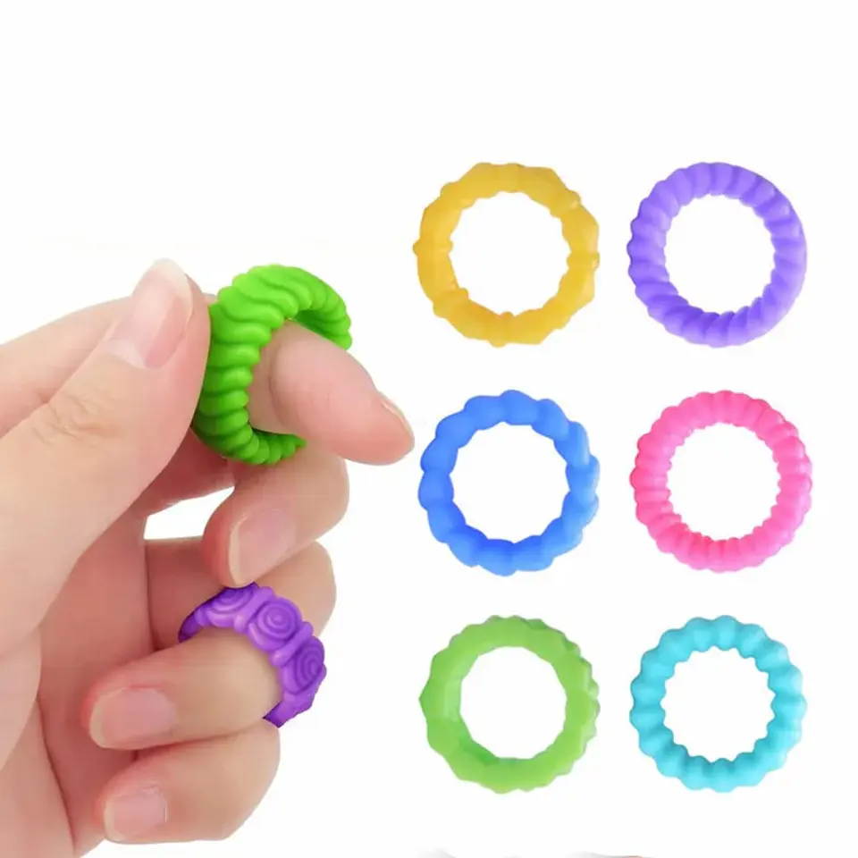 Anillos texturas 6 pcs 4