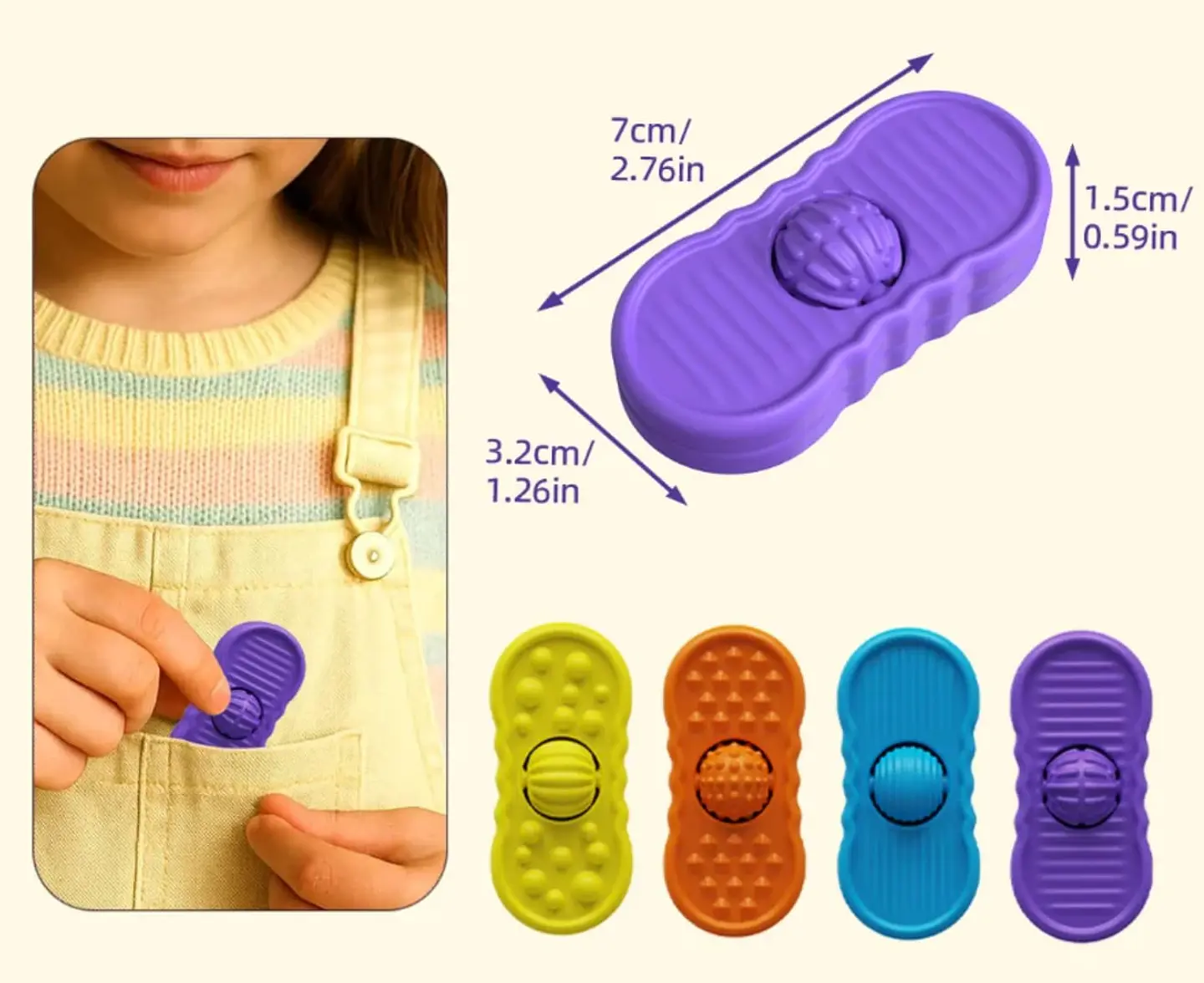 Juego de silicona fidget 4 pcs 2