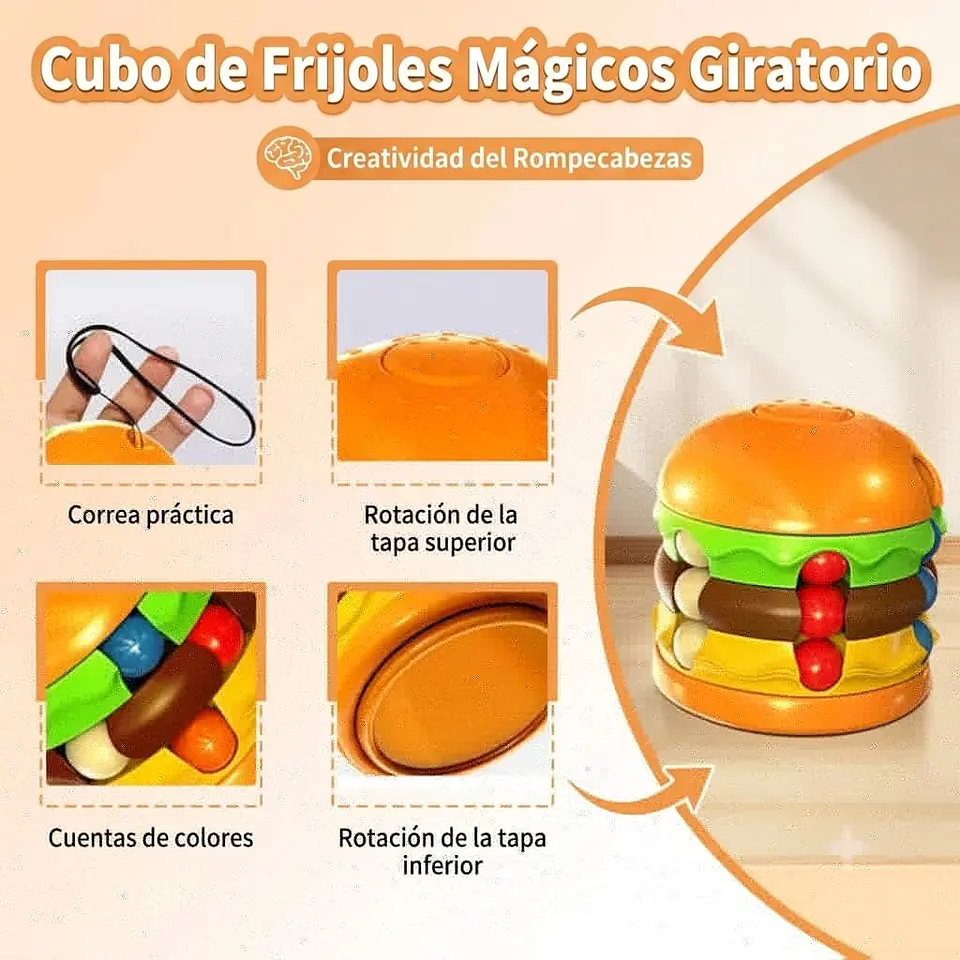 Hamburguesa giratoria destreza 3