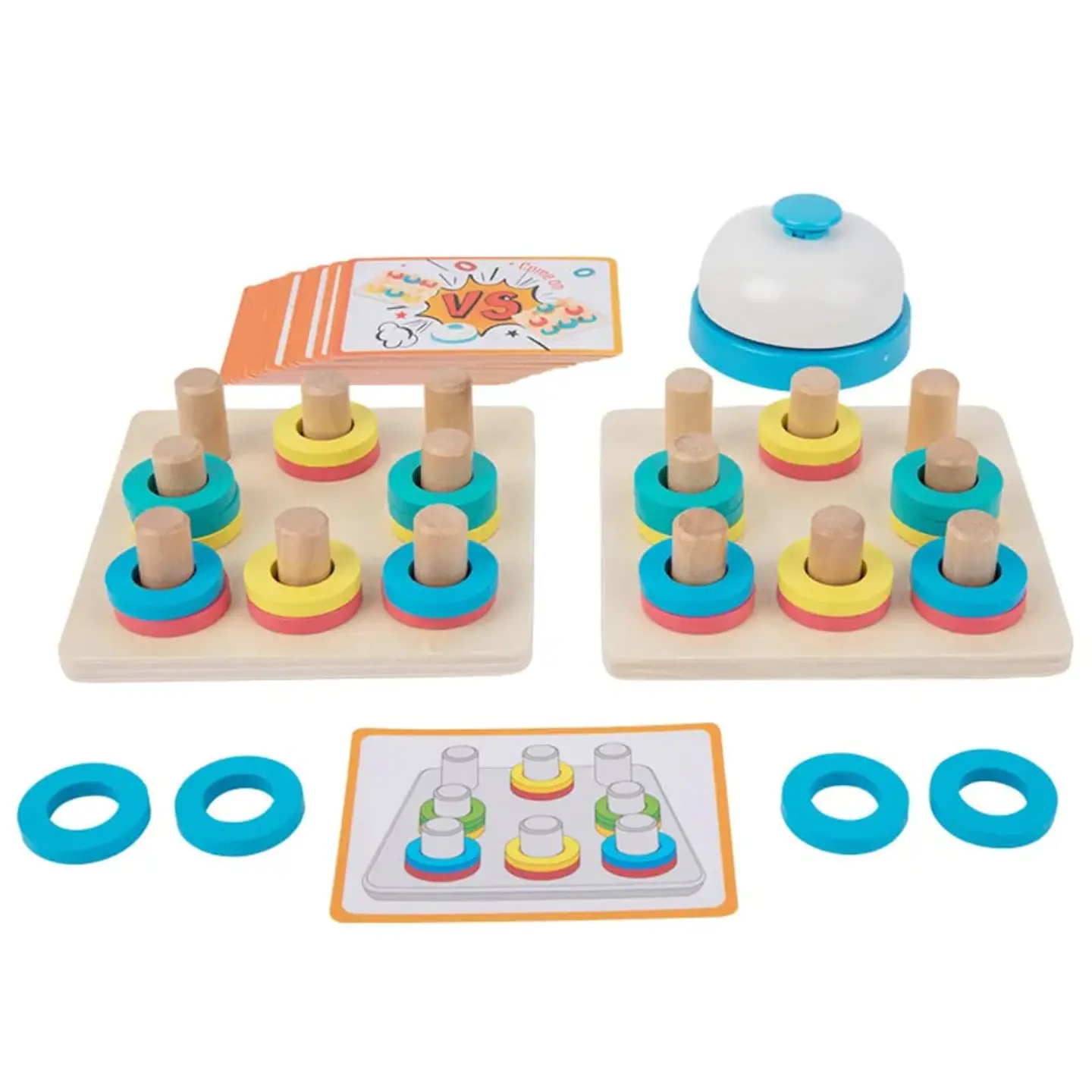 Juego de argollas con patrones 1
