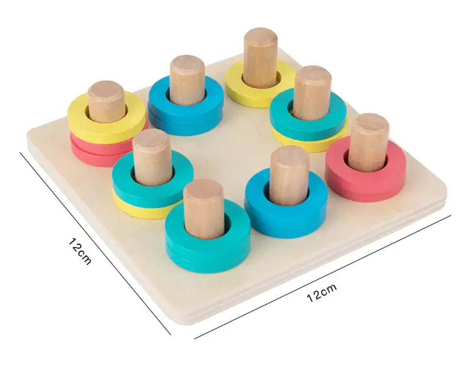 Juego de argollas con patrones 4