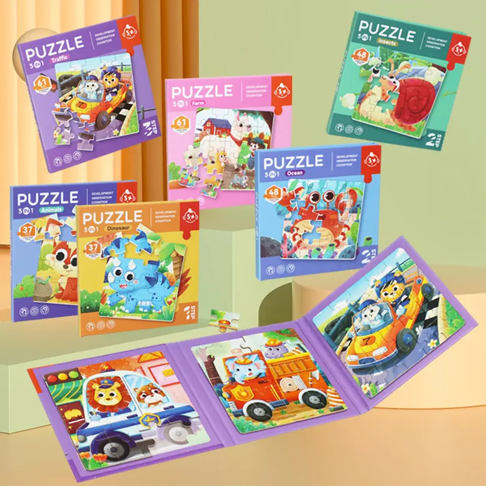 Libro puzzle magnetico mini 3