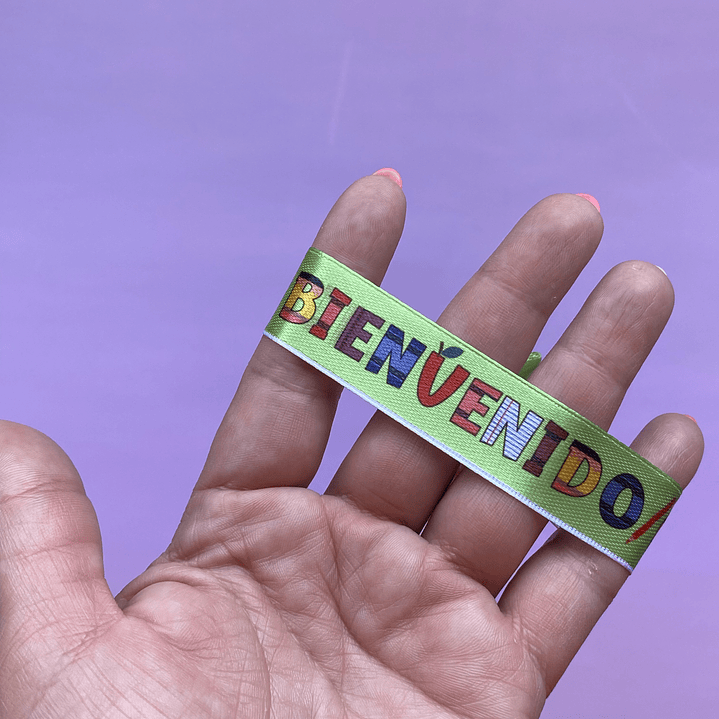 Set Pulseras Bienvenida Modelo 1. 1