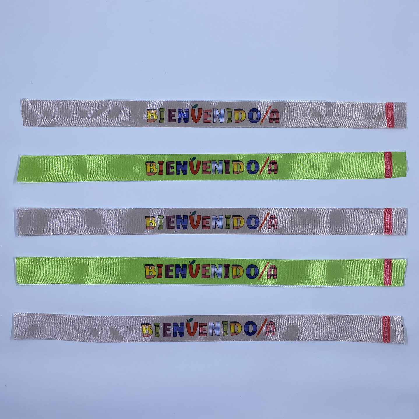 Set Pulseras Bienvenida Modelo 1. 2