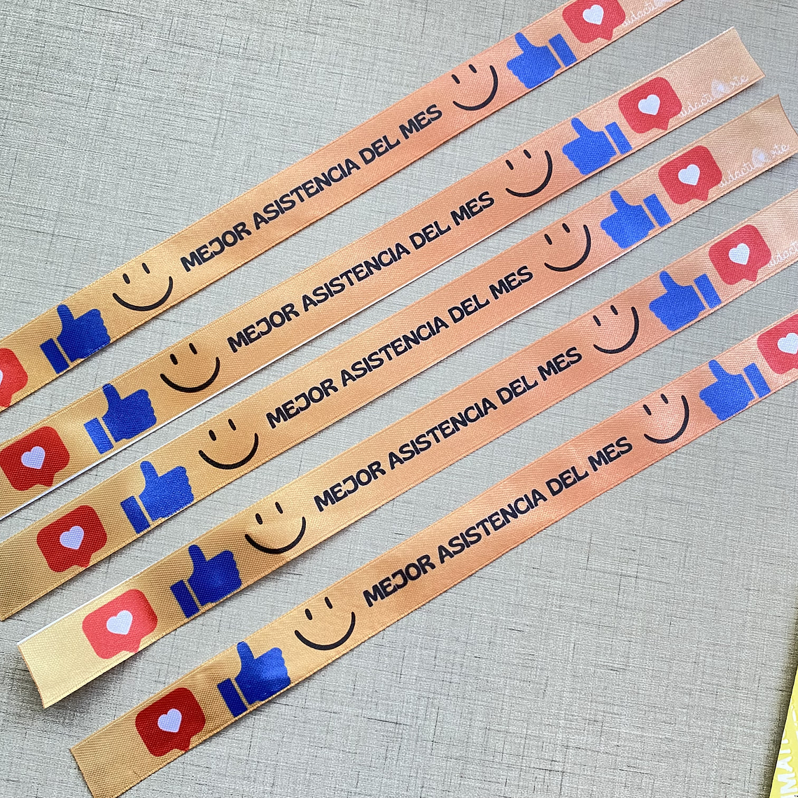 Set de Pulseras Mejor Asistencia del mes. Modelo 1 1