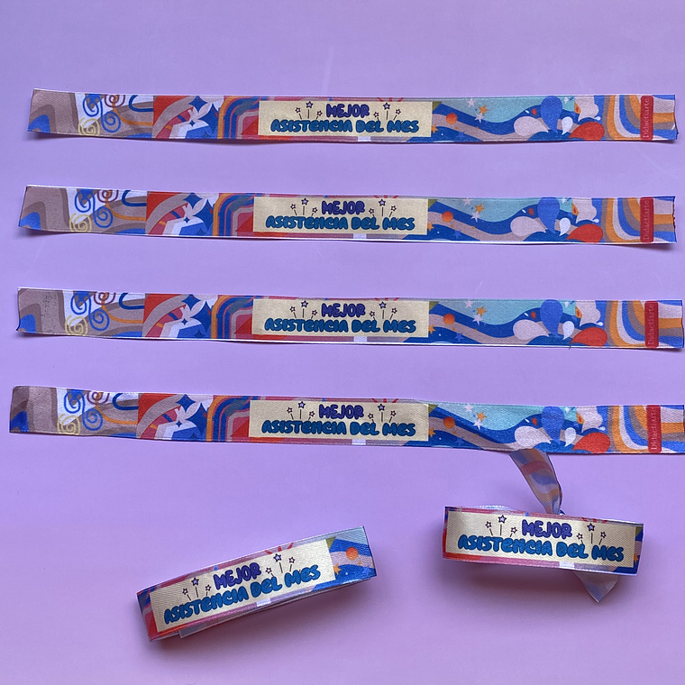 Set de Pulseras Mejor Asistencia del mes. Modelo 2. 1