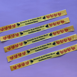 Set de pulseras Último día de clases en Enseñanza Básica