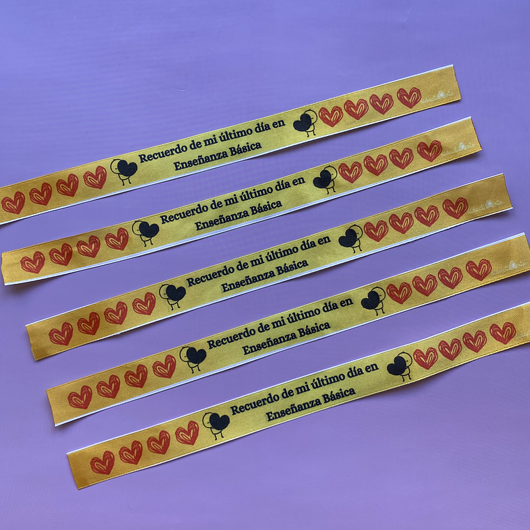 Set de pulseras Último día de clases en Enseñanza Básica 1