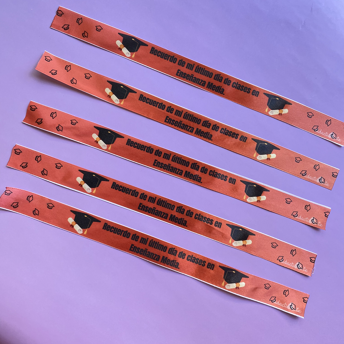 Set de Pulseras Último día de clases en Enseñanza Media 1