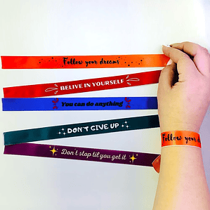 Set de pulseras Motivacional inglés