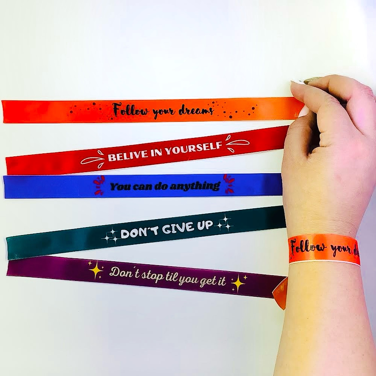 Set de pulseras Motivacional inglés 1