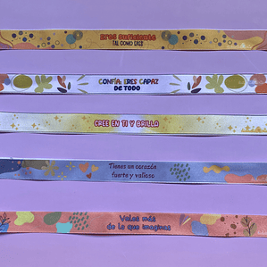 Set de pulseras Motivaciones modelo 1