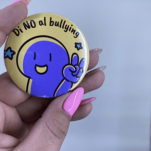 Set de chapitas Di no al bullying