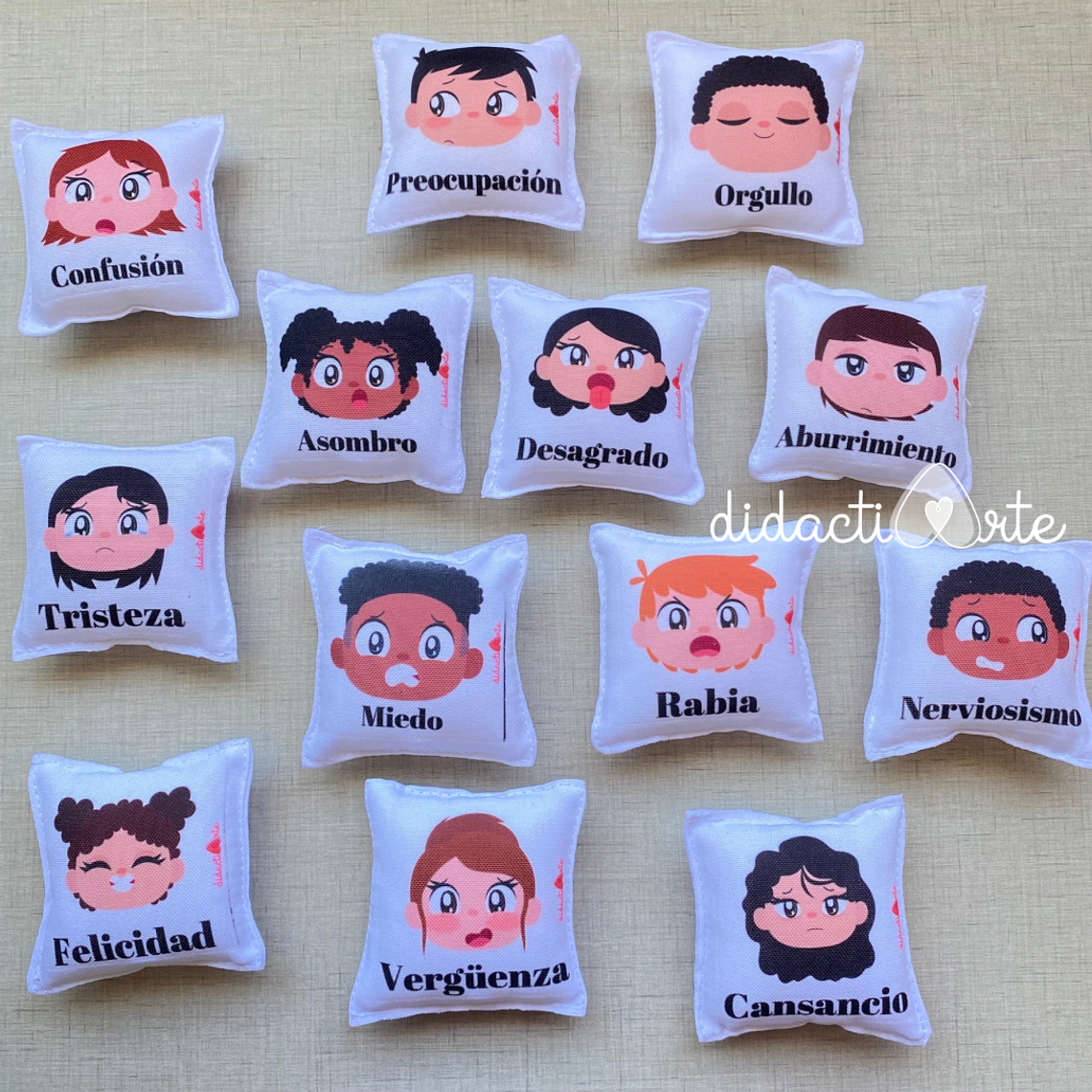 Set Cojincitos de las Emociones 2