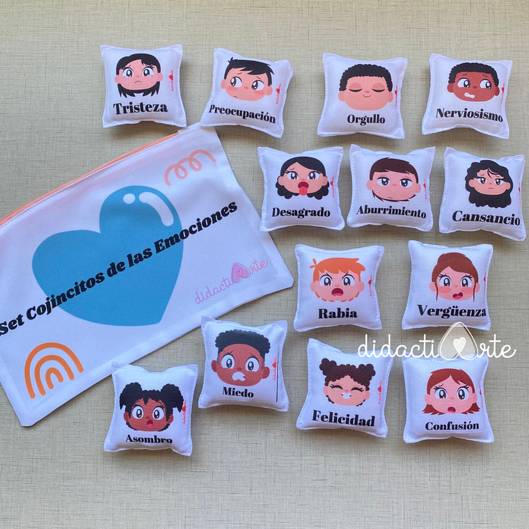Set Cojincitos de las Emociones 3