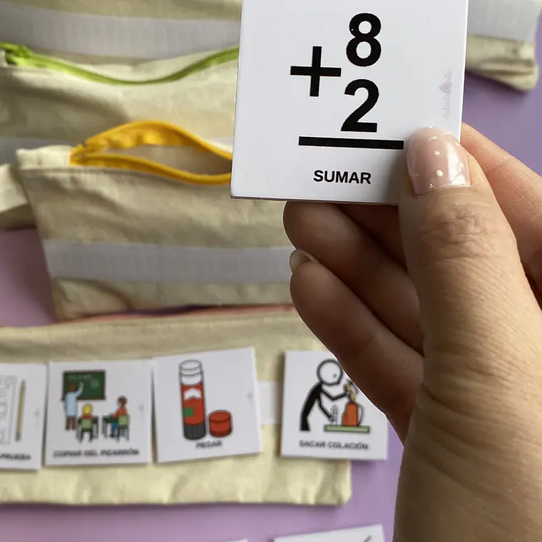 Estuche Tira-Frases con pictogramas 2