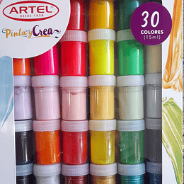 SET TEMPERA 30 COLORES