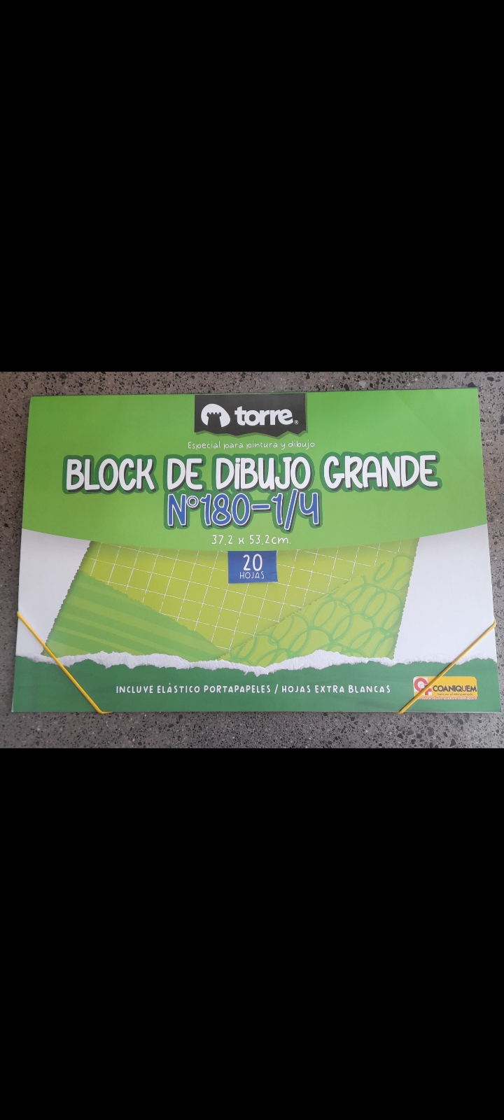 Block de Dibujo Medium Artel #180 1/4 20 Hoja