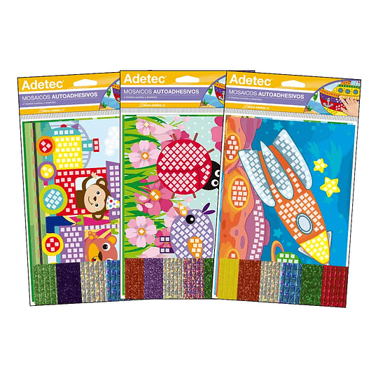 KIT DE MOSAICOS AUTOADHESIVOS INFANTILES