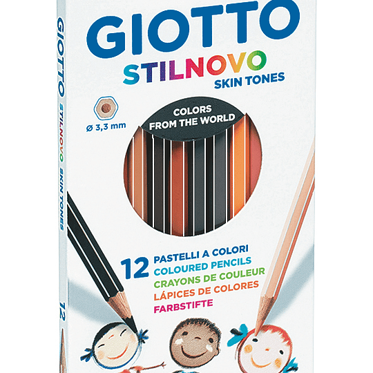 LAPICES GIOTTO STILNOVO COLORES PIEL