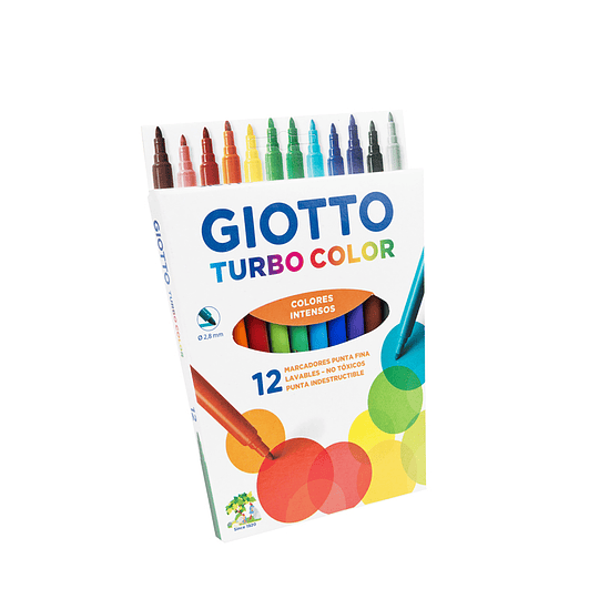 MARCADORES SCRIPTO GIOTTO TURBO COLOR 12 COL