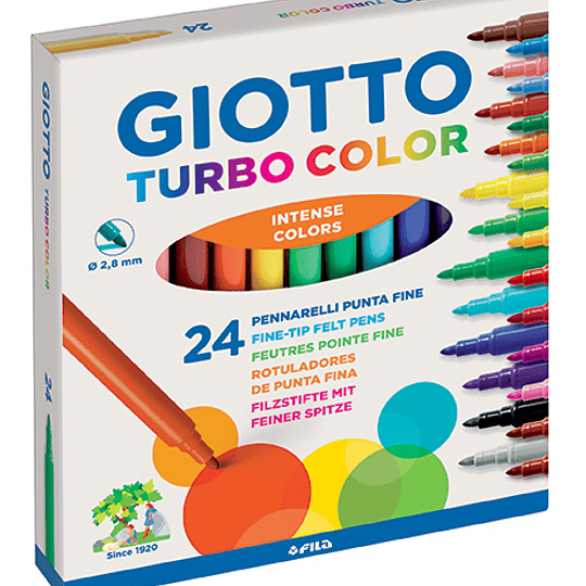 MARCADORES SCRIPTO GIOTTO TURBO COLOR 24 COL