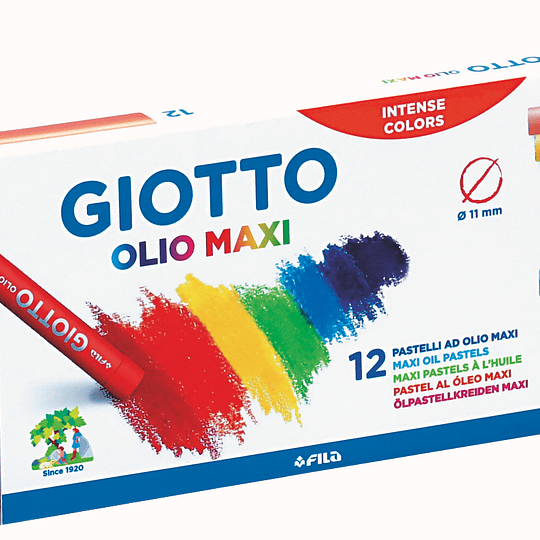 LAPICES PASTEL GIOTTO OLEO 12 COLORES