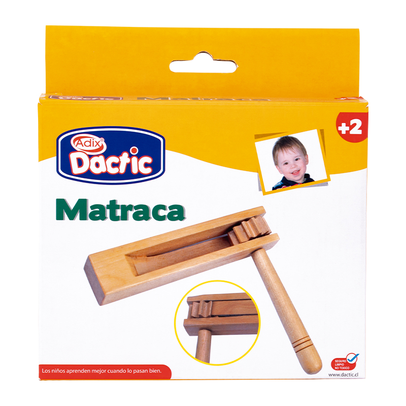 MATRACA DE MADERA