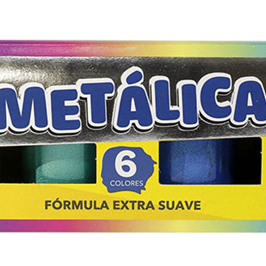 TEMPERA METAL 6 COL. 15ML