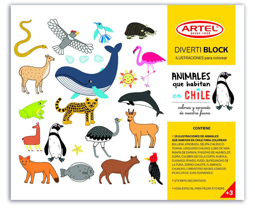 DIVERTIBLOCK ANIMALES DE CHILE