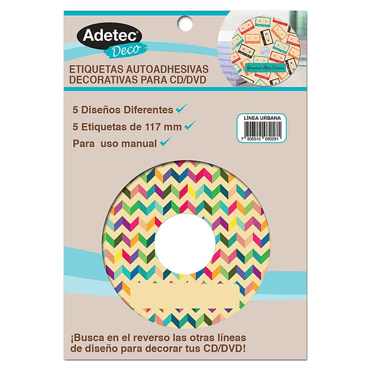 ETIQUETAS DECORATIVAS PARA CD AUTOADHESIVAS