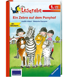 Ein Zebra auf dem Ponyhof