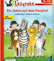 Ein Zebra auf dem Ponyhof