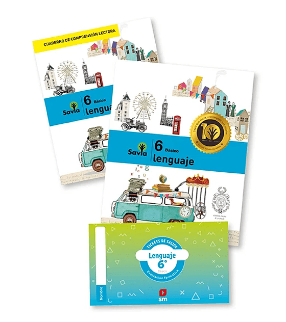 Lenguaje 6to básico (Texto + licencia digital + cuaderno de trabajo + ticket de salida) 6º Básico