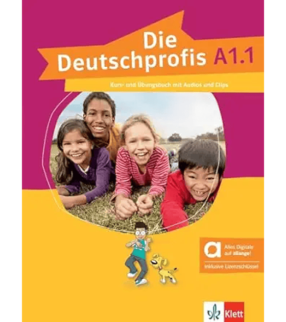 Deutschprofis A1.1 Kurs- Übungsbuch mit audios und clips online