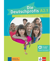 Deustchprofis A2.1 Kurs- Übungsbuch mit Audios und Clips online