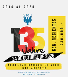 Preventa Generaciones Recientes | 135 Jahre DS Stgo.