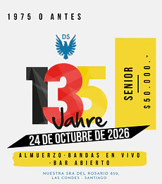 Preventa Senior - Aniversario 135 años DS Santiago