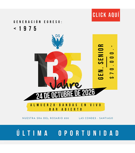 Generación de egreso: hasta 1975 | Venta General