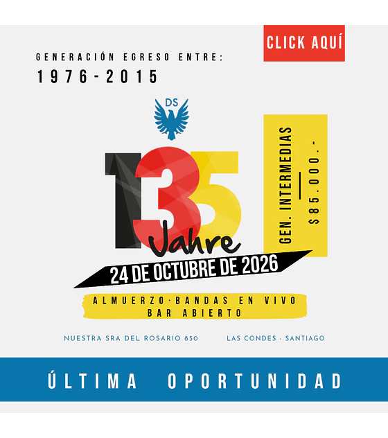 Generación de egreso: 1976 a 2015 | Venta General