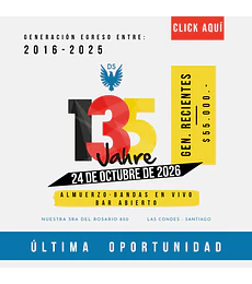 Generación de egreso: 2016 a 2025 | Venta General