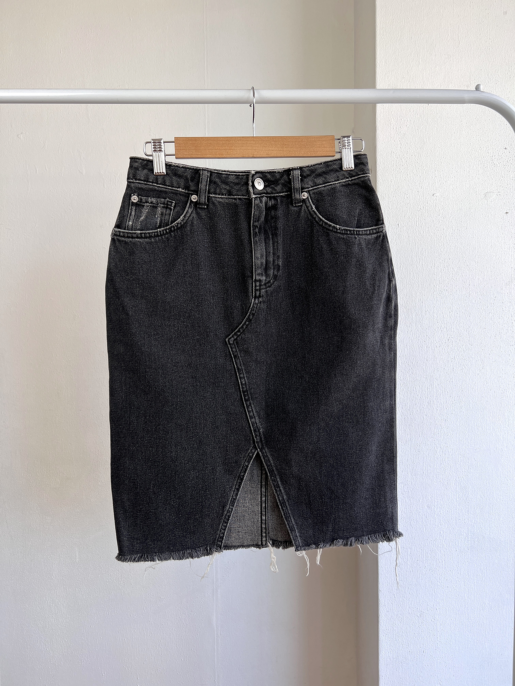 falda mezclilla negra 1