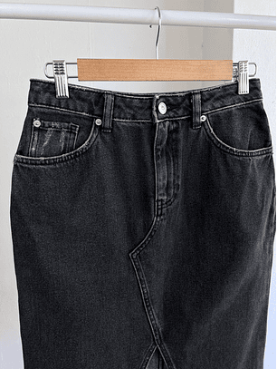 falda mezclilla negra